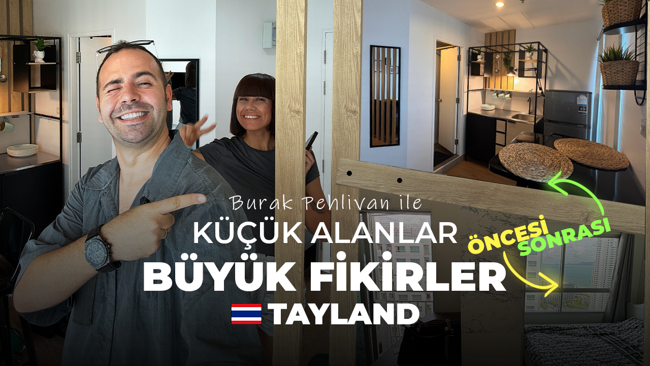 22m2'lik bir Dairenin Öncesi ve Sonrası | Küçük Alanlar Büyük Fikirler